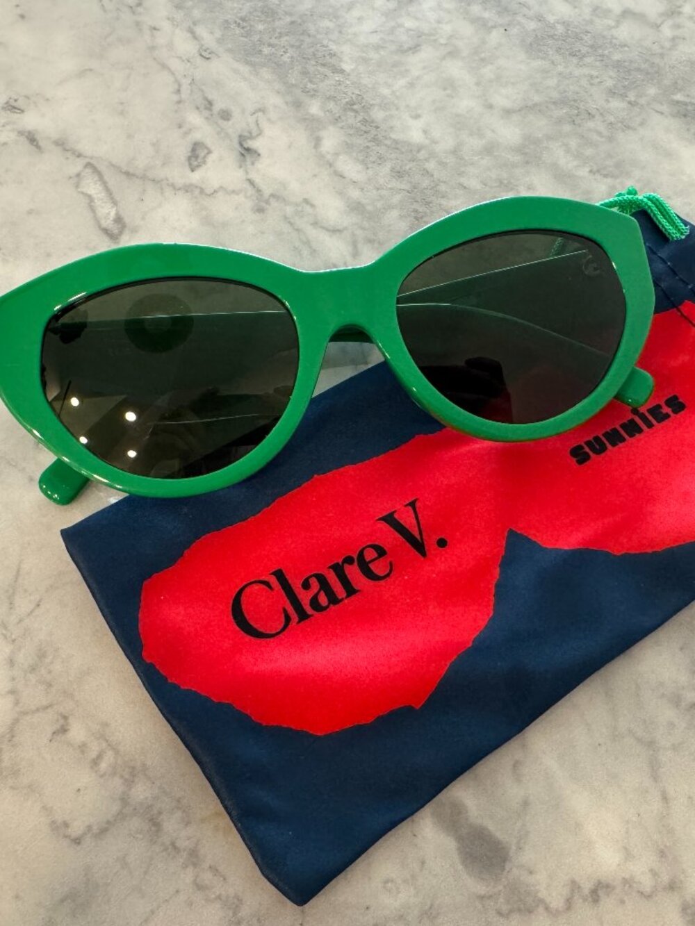 Clare V. Sunnies Sunglasses – Green | NWOT